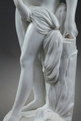 SCULPTURE IN WHITE MARBLE, "DIANE AUX BAINS", AFTER FALCONET