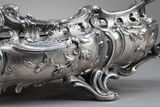 SILVER BRONZE JARDINIERE IN THE LOUIS XV STYLE, 19TH CENTURY