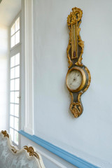 Rococoa style barometer-thermometer from the Louis XV period
