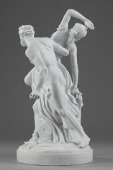 BISCUIT "THE ABDUCTION OF PROSERPINE" BASED ON A SEVRES MODEL BY LOUIS-SIMON BOIZOT