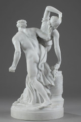 BISCUIT "THE ABDUCTION OF PROSERPINE" BASED ON A SEVRES MODEL BY LOUIS-SIMON BOIZOT