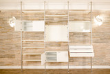 BIBLIOTHEQUE MODULABLE "CSS" DE GEORGE NELSON & HERMAN MILLER POUR MOBILIER INTERNATIONAL BIBLIOTHEQUE MODULABLE "CSS" DE GEORGE NELSON & HERMAN MILLER POUR MOBILIER INTERNATIONAL
