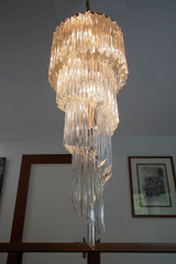 VENINI MURANO WATERFALL CHANDELIER, ITALY