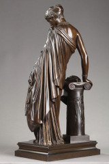 "SAPHO" D'APRES JEAN-JACQUES PRADIER, FONDEUR VICTOR PAILLARD "SAPHO" D'APRES JEAN-JACQUES PRADIER, FONDEUR VICTOR PAILLARD