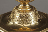 REGENCY-STYLE CANDLESTICKS IN GILDED BRONZE