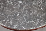 Table guéridon en marbre gris
