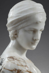 Statue en marbre Portrait de femme