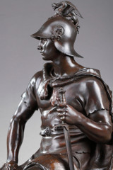 Paul Dubois bronze statue