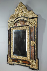 Miroir Louis XIV en placage d'écaille