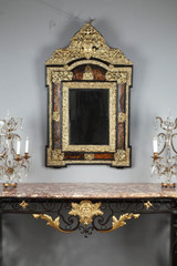 Grand miroir ancien de style Louis XIV Grand miroir ancien de style Louis XIV