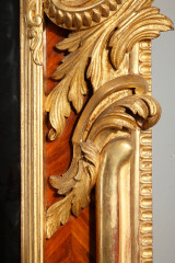 Très grand miroir Louis XV doré