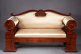 Biedermeier mahogany sofa, 1830