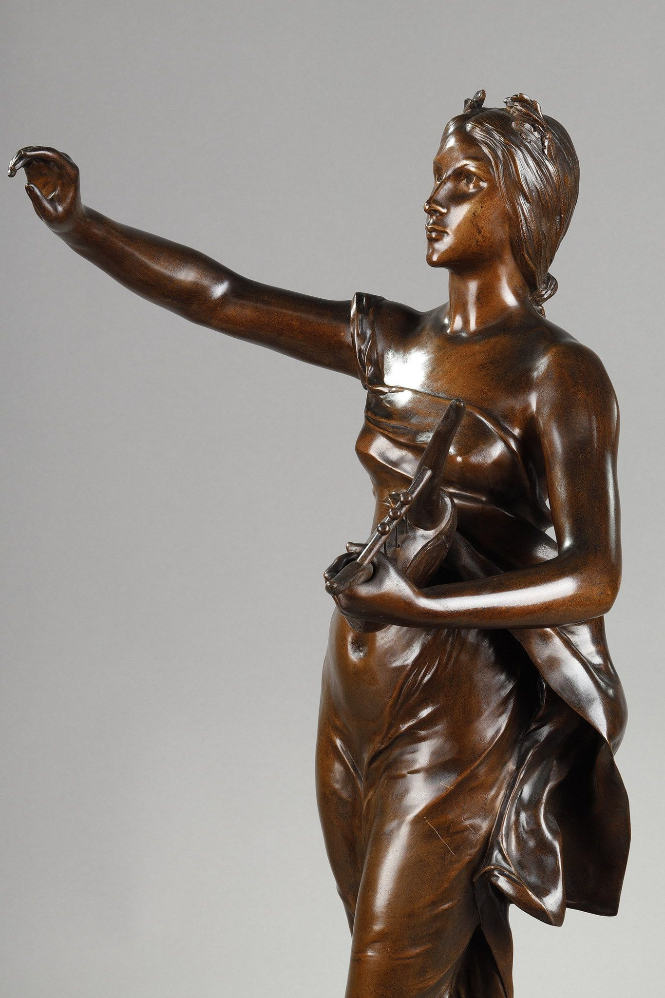 Buste bronze du 19e siècle