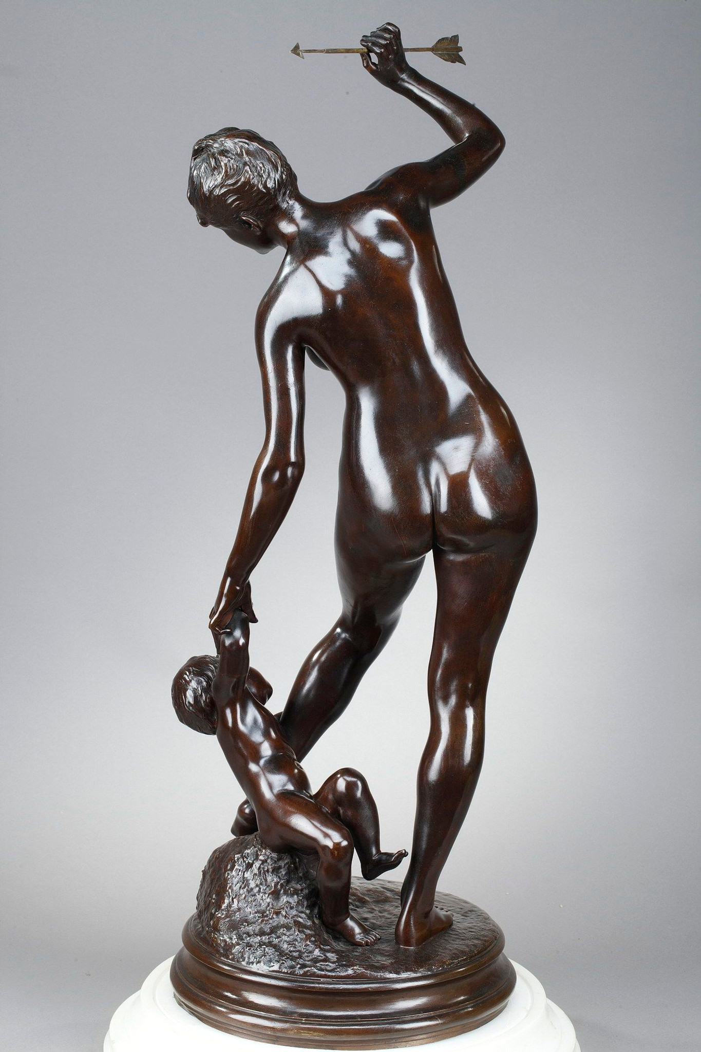 Sculpture en bronze signée Tony Noël