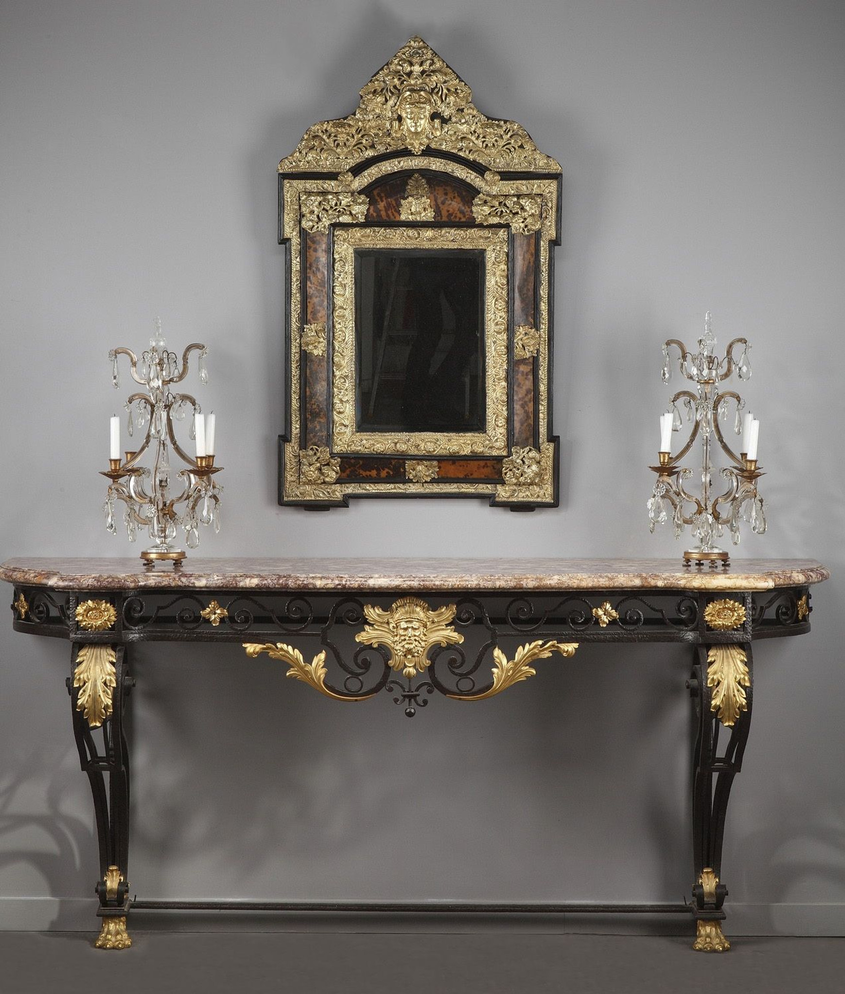 Miroir de style Louis XIV grande taille