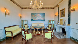 Restoring a neoclassical salon: the art of reviving history, at the Château de Peyraud