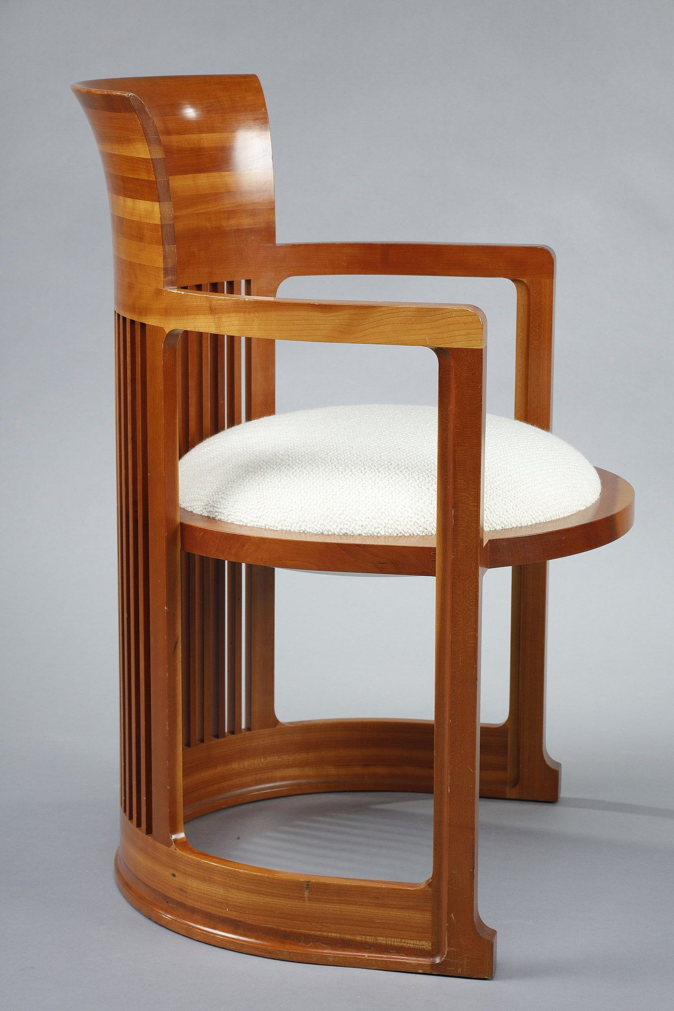 Barrel Chairs 600, Frank Lloyd Wright and Cassina 1986