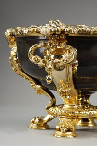 Antique gilded bowl