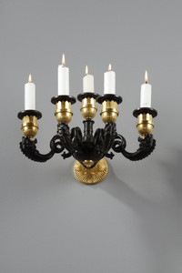 Antique-style wall lights