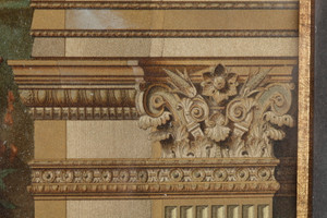 Chromolithographie du foyer de l'Opéra Garnier