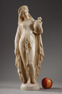 Alabaster sculpture after Pradier