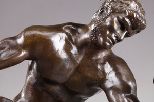 Jef Lambeaux, Lutteur en bronze