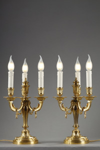 Pair of candelabras