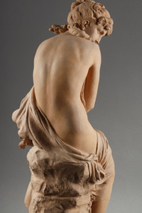 "Spring", sculpture of a young woman