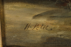 Deux natures mortes au gibier de la fin du XIX°, signées Henry Petit.