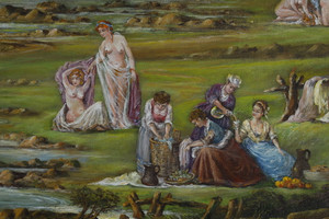 Tableau de style Romantique du milieu du XIXème siècle