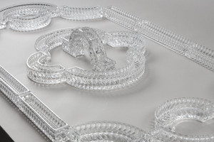 Baccarat crystal table runner