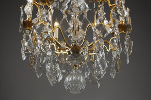 Lustre cage de style Louis XV