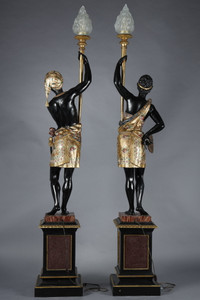 Venetian torch holders