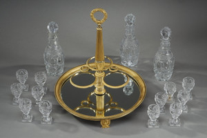 Liqueur service, early 19th century