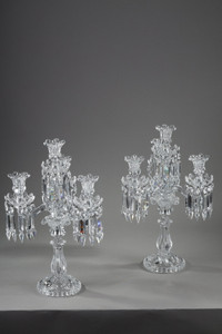 Paire de girandoles Baccarat