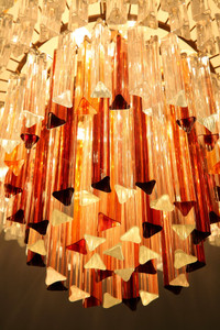 MURANO GLASS CEILING LIGHT BY PAOLO VENINI