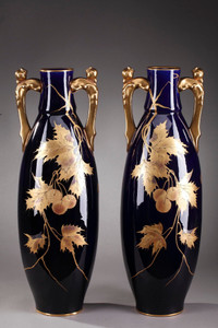 Vases signés Gustave Asch