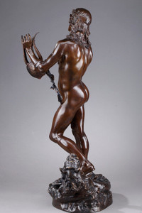 Statue mythologique en bronze