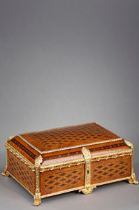 19th century inlaid wood box