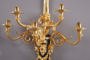 Paire d'appliques Louis XVI by Thomire