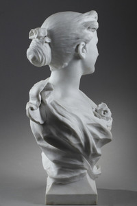 Oliver Sheppard, marble sculpture