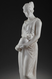 Alabaster figure, Art Deco period