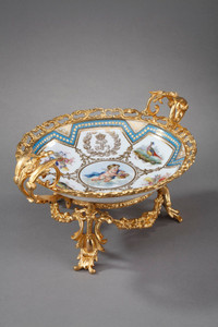 Coupe en porcelaine de Sèvres