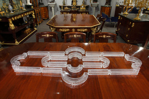 Centre de table en cristal