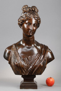 Bust of a woman in the Antique style