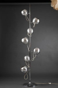 SEVEN-LIGHT FLOOR LAMP 1960/1970, MODEL BY ÉTIENNE FERMIGIER