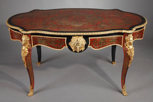 TABLE DE MILIEU EN MARQUETERIE BOULLE, EPOQUE NAPOLEON III