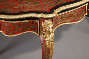 MIDDLE TABLE IN BOULLE MARQUETRY, NAPOLEON III PERIOD