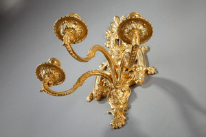 Appliques dorées en bronze, XIXe
