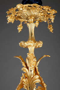 Antique gilded chandelier, 19th century